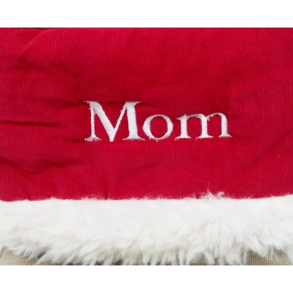 Pottery Barn Kids Mom Angel Woodland Christmas Holiday Stocking Quilted Xmas - Picture 3 of 9